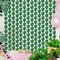 Tropical Luau Party Decorations 2Pack of 3.3x6.6ft Green Tropical Palm Leaves Photo Booth Prop Jungle Leaf Foil Fringe Curtain,Photo Backdrop for Safari Birthday Decorations Hawaiian Themed Dino Party